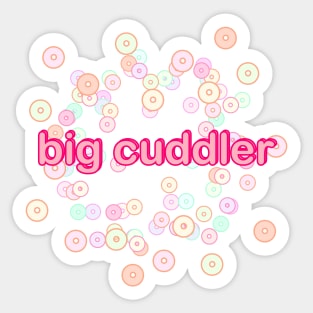 BIG CUDDLER BABY GIFT Sticker